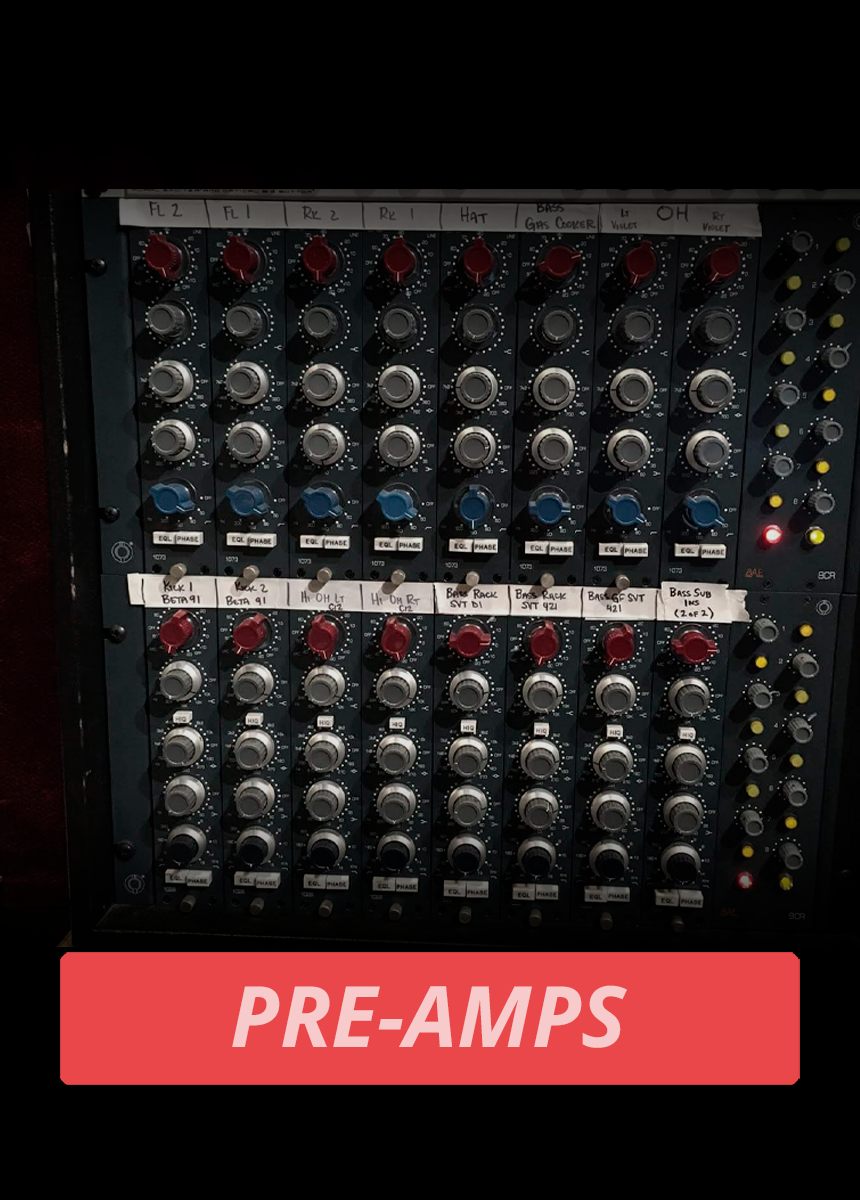Pre amps