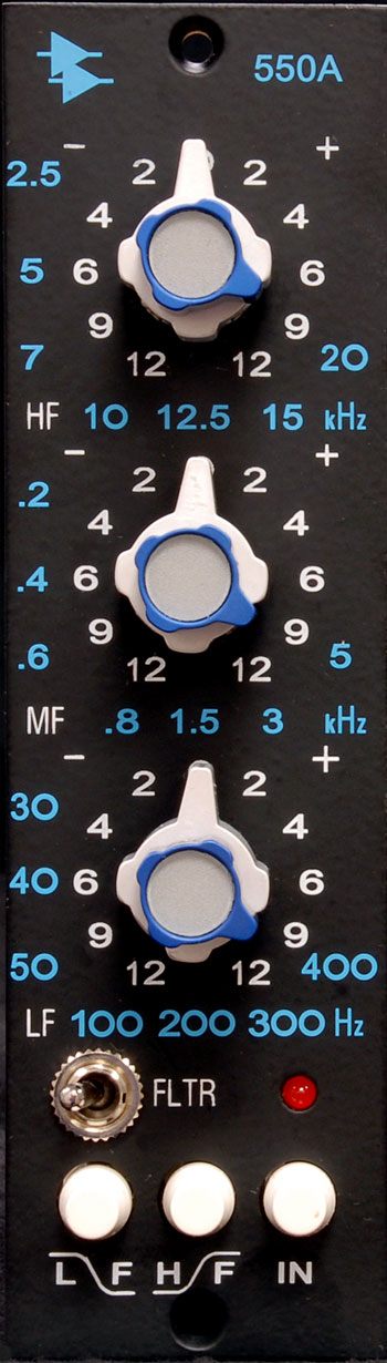 API 550 A Discrete 3-Band EQ