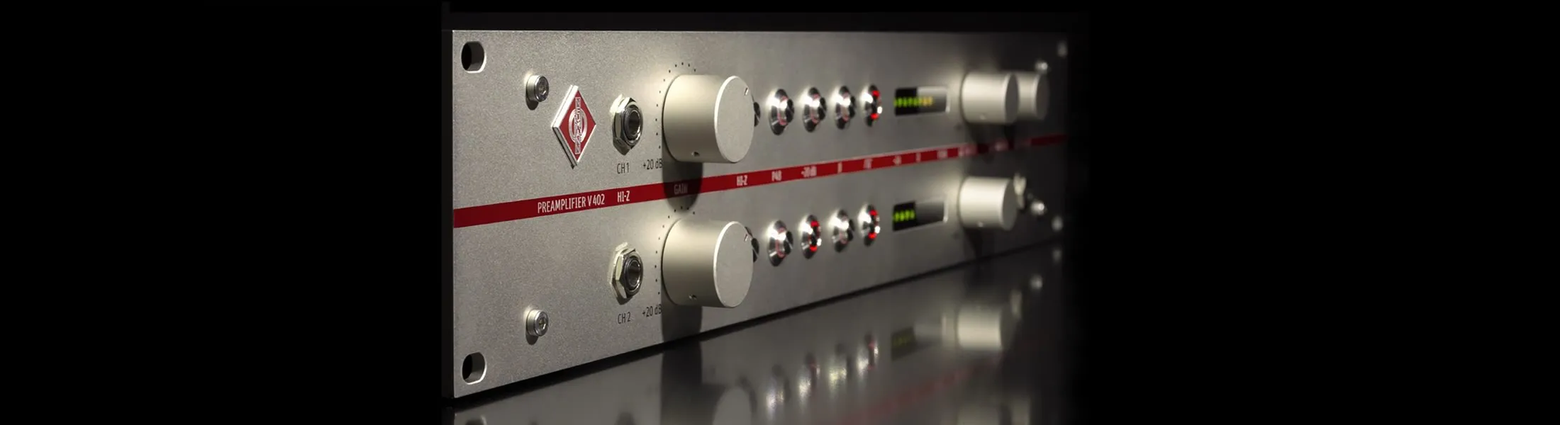 Neumann V 402  Klasse A 2 kanaals pre-amp